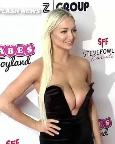 Lindsey Pelas actually wore this in public on galpictures.com