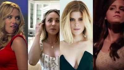 Pick one as your submissive fucktoy and one as your domme (Scarlett Johansson , Kaley Couco, Kate Mara, Emma Watson) on galpictures.com