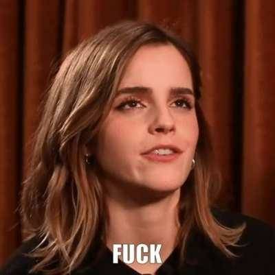 Emma Watson Face when you Slide your Cock in her Ass without any Lube. on galpictures.com