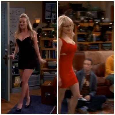 Kaley Cuoco or melissa rauch who did it better (they need breeding and it looks like they wanted it) on galpictures.com
