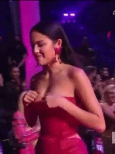 Olivia Rodrigo and her teen cleavage. on galpictures.com