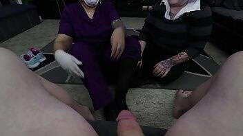 Buttercup covid double footjob xxx video on galpictures.com