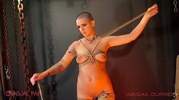 Abigail dupree self tie autoeroticism xxx video on galpictures.com