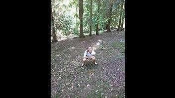 Naughty Poppy - Peeing in the Woods - Onlyfans Pissing Video - county Woods on galpictures.com