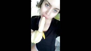 Jill Kassidy eats banana premium free cam snapchat & manyvids porn videos on galpictures.com