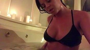 Rahyndee James relaxes in the bath premium free cam snapchat & manyvids porn videos on galpictures.com