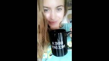 Jill Kassidy drinks coffee in the morning premium free cam snapchat & manyvids porn videos on galpictures.com