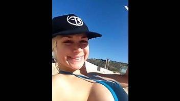 Sarah Vandella on the beach premium free cam snapchat & manyvids porn videos on galpictures.com