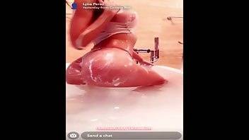 Lynaritaa Lyna Perez See Through Nude Bath Time Snapchat XXX Premium Porn on galpictures.com