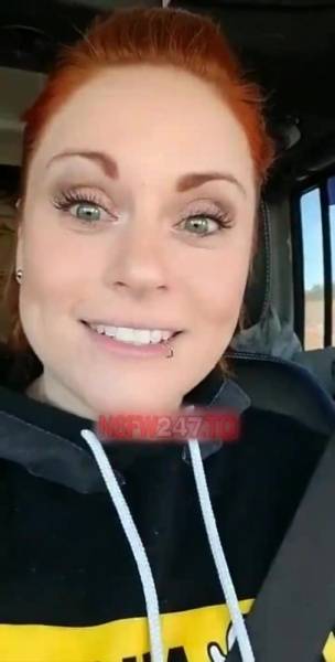Chrissy Leblanc flashing in car snapchat premium xxx porn videos on galpictures.com