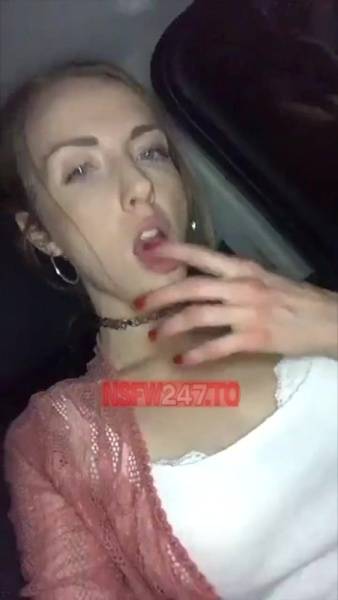 Karla Kush car blowjob & pussy play snapchat premium xxx porn videos on galpictures.com