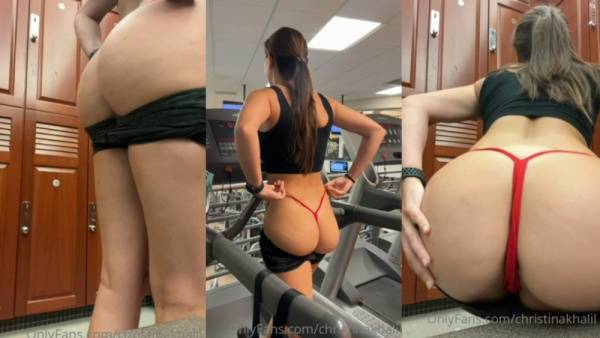 Christina Khalil Post Workout Ass Tease Video Leaked on galpictures.com
