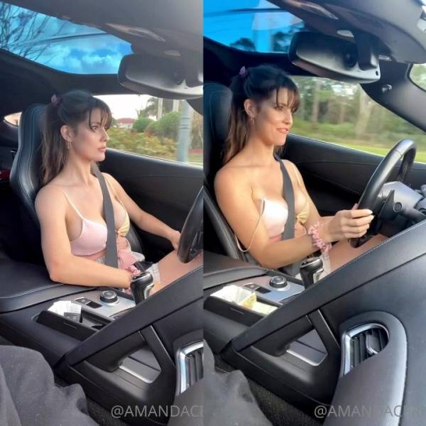 Amanda Cerny Shirtless Driving OnlyFans Video Leaked - Usa on galpictures.com
