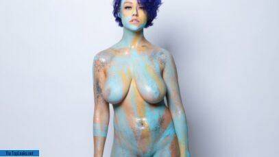 Sabrina Nichole Nude Body Paint OnlyFans Set Leaked nudes on galpictures.com