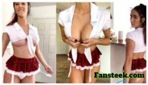 Natalie Roush Nude Mini Skirt Teasing Video Leaked on www.galpictures.com