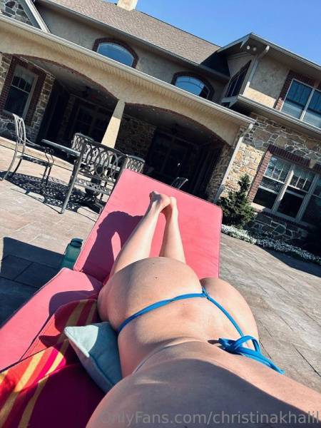 Christina Khalil Nude Bikini Sun Tanning Onlyfans Set Leaked on galpictures.com