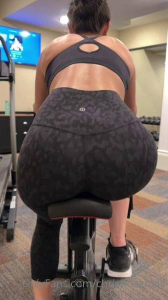 Christina Khalil Gym Ass Leggings Strip Onlyfans Video Leaked on galpictures.com