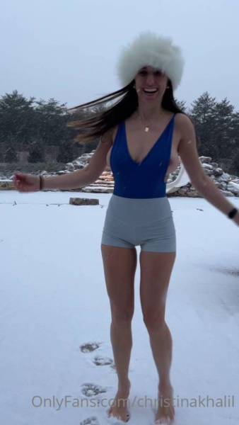 Christina Khalil Nipple Tease Snow Bodysuit Onlyfans Video Leaked - Usa on galpictures.com