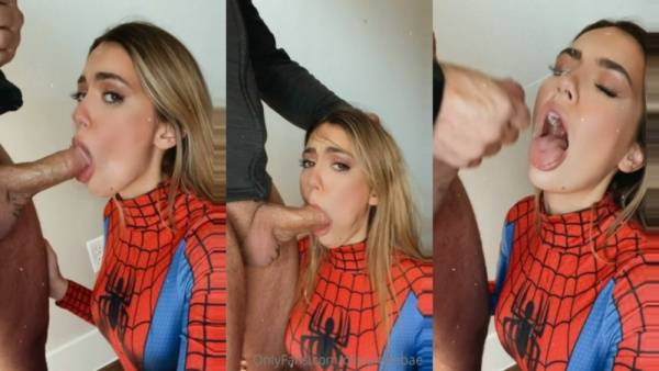 Olivia Mae Spider Girl Deepthroat Video Leaked on galpictures.com