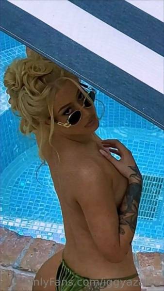 Iggy Azalea Nude See-Through Pool Onlyfans Video Leaked on www.galpictures.com