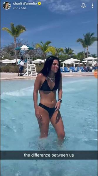 Charli D 19Amelio Bikini Wave Pool Video Leaked - Usa on galpictures.com
