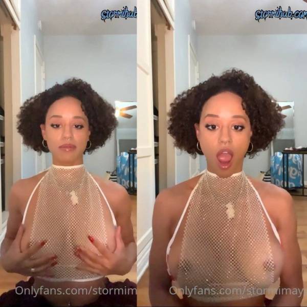 Stormi Maya Nude Sheer Mesh Top Onlyfans Video Leaked - Usa on galpictures.com