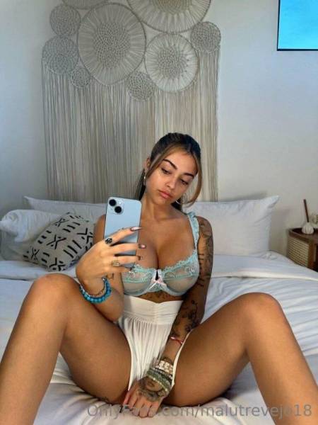 Malu Trevejo Nude Nipples See-Through Lingerie Onlyfans Set Leaked on galpictures.com